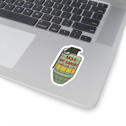K-Factor Supply Co M34 WP Grenade Sticker