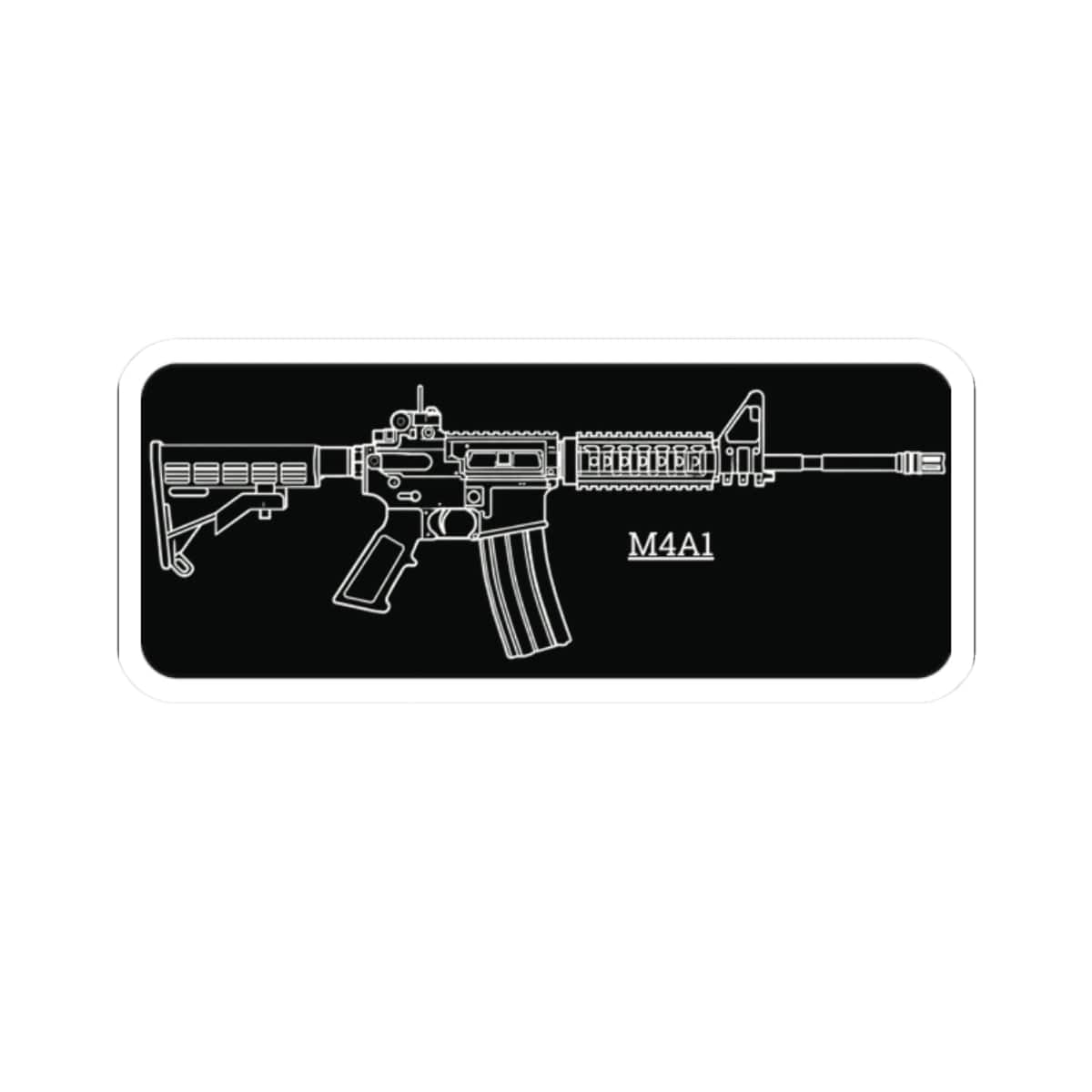 K-Factor Supply Co M4A1 Technical Sticker 2" × 2"