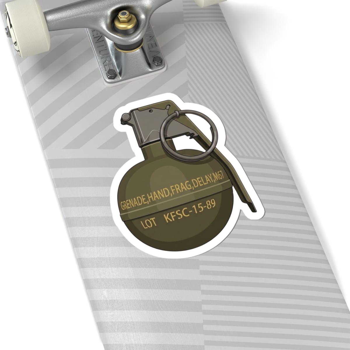 K-Factor Supply Co M67 Frag Grenade Sticker