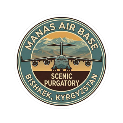 K-Factor Supply Co Manas AB Icon Mk 2 Sticker 2" × 2" / White