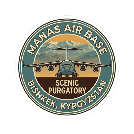 K-Factor Supply Co Manas AB Icon Mk 2 Sticker 2" × 2" / White
