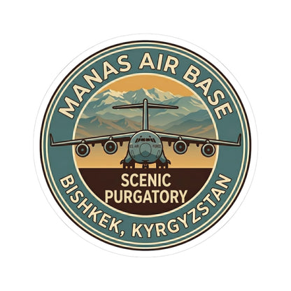 K-Factor Supply Co Manas AB Icon Mk 2 Sticker 3" × 3" / White
