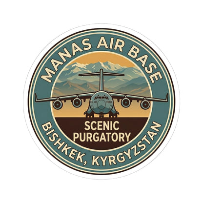 K-Factor Supply Co Manas AB Icon Mk 2 Sticker 4" × 4" / White