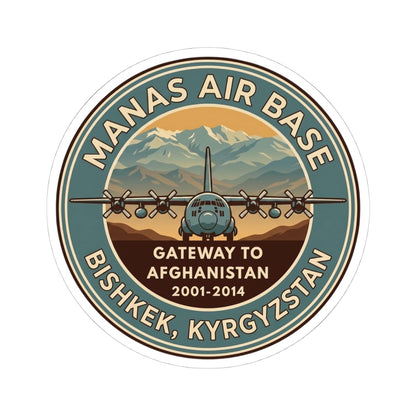 K-Factor Supply Co Manas AB Icon Mk 4 Sticker 4" × 4" / White