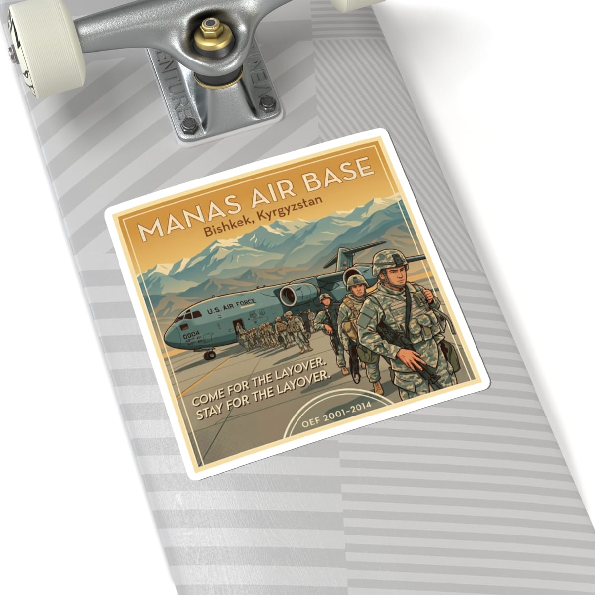 K-Factor Supply Co Manas Layover Sticker