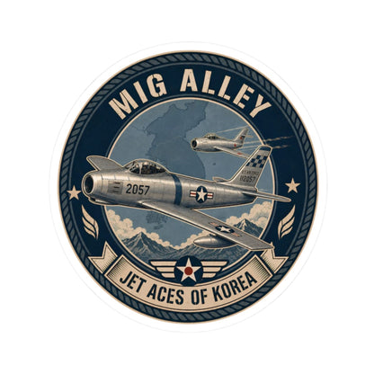 K-Factor Supply Co Mig Alley Sticker 2" × 2" / White