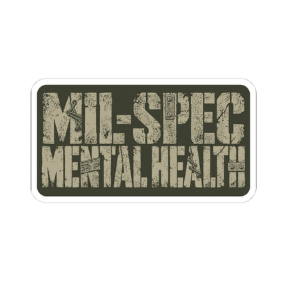 K-Factor Supply Co Mil-Spec Mental Health Sticker 4" × 4"