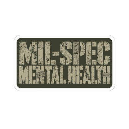 K-Factor Supply Co Mil-Spec Mental Health Sticker 6" × 6"