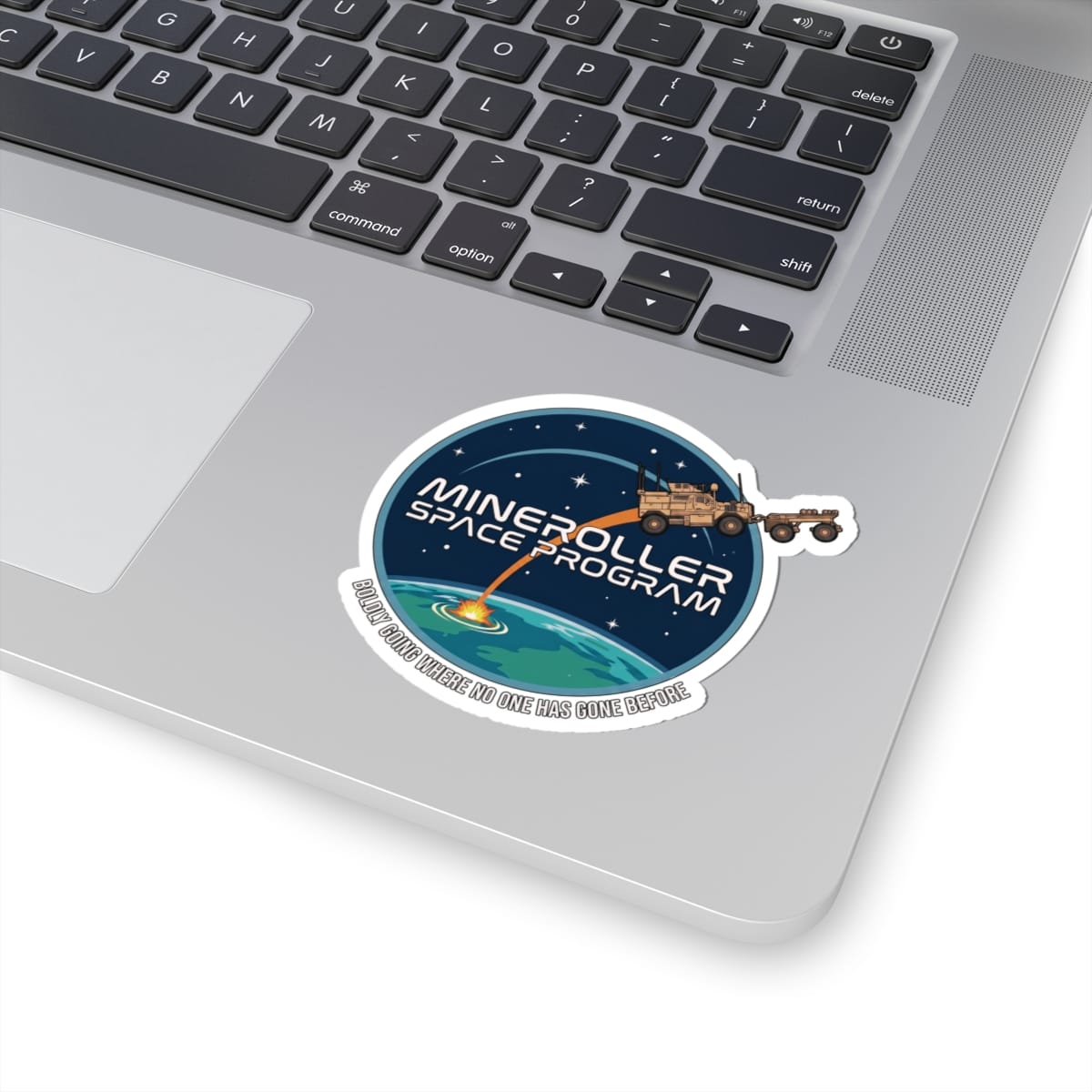 K-Factor Supply Co Mineroller Space Program Sticker