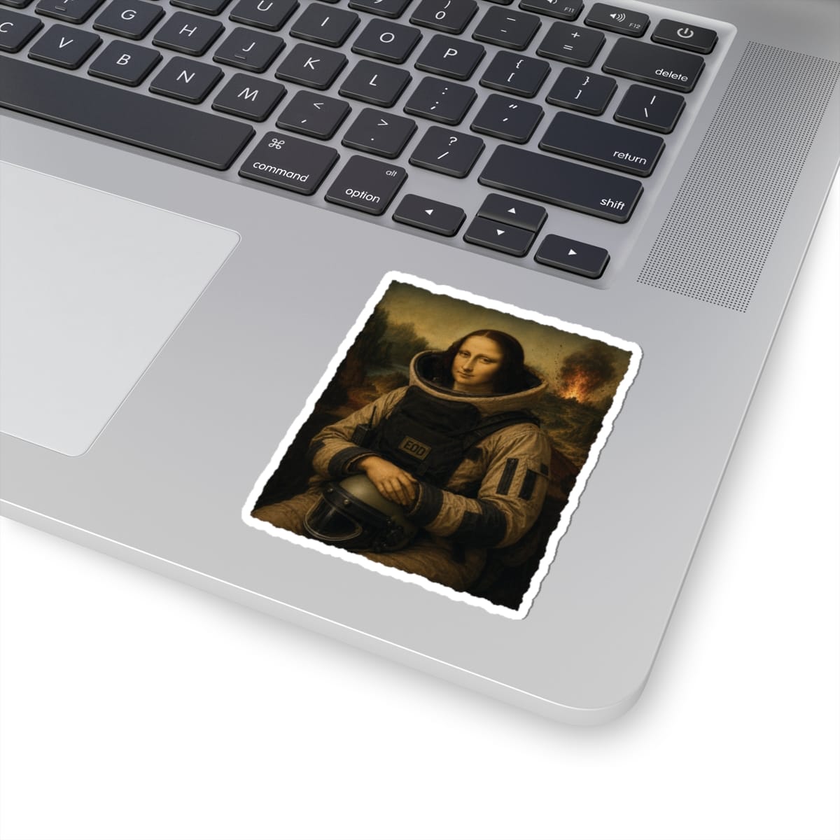 K-Factor Supply Co Mona Lisa Bomb Suit Sticker