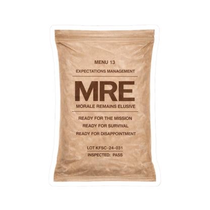 K-Factor Supply Co MRE Sticker 2" × 2"