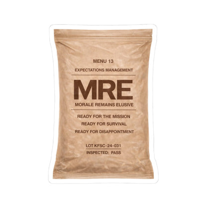 K-Factor Supply Co MRE Sticker 3" × 3"