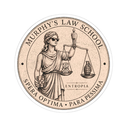 K-Factor Supply Co Murphy's Law Mk 2 Sticker 6" × 6"