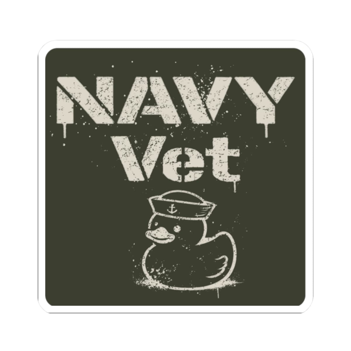 K-Factor Supply Co Navy Vet Mk 1 Mod 1 Sticker 2" × 2"