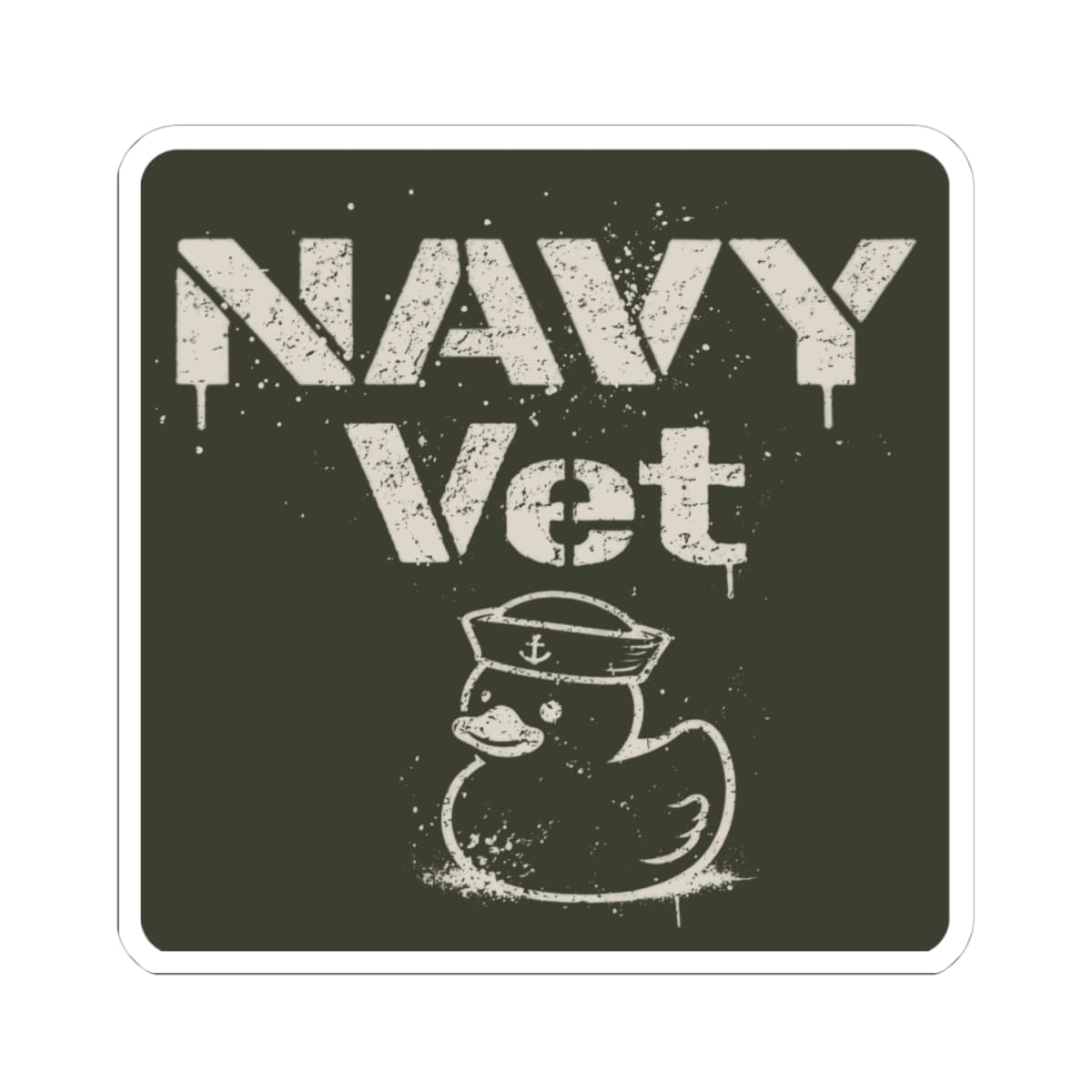 K-Factor Supply Co Navy Vet Mk 1 Mod 1 Sticker 4" × 4"