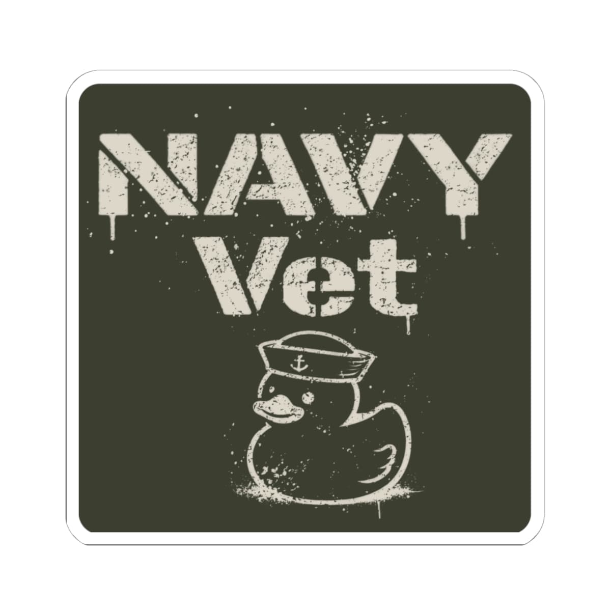 K-Factor Supply Co Navy Vet Mk 1 Mod 1 Sticker 6" × 6"