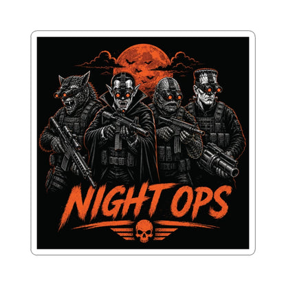 K-Factor Supply Co Night Ops Sticker 4" × 4"