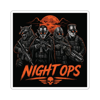K-Factor Supply Co Night Ops Sticker 6" × 6"