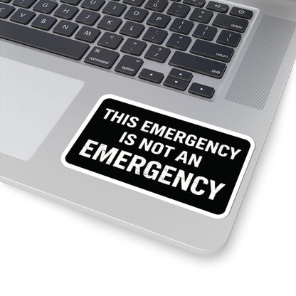 K-Factor Supply Co Not an Emergency Sticker