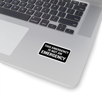 K-Factor Supply Co Not an Emergency Sticker