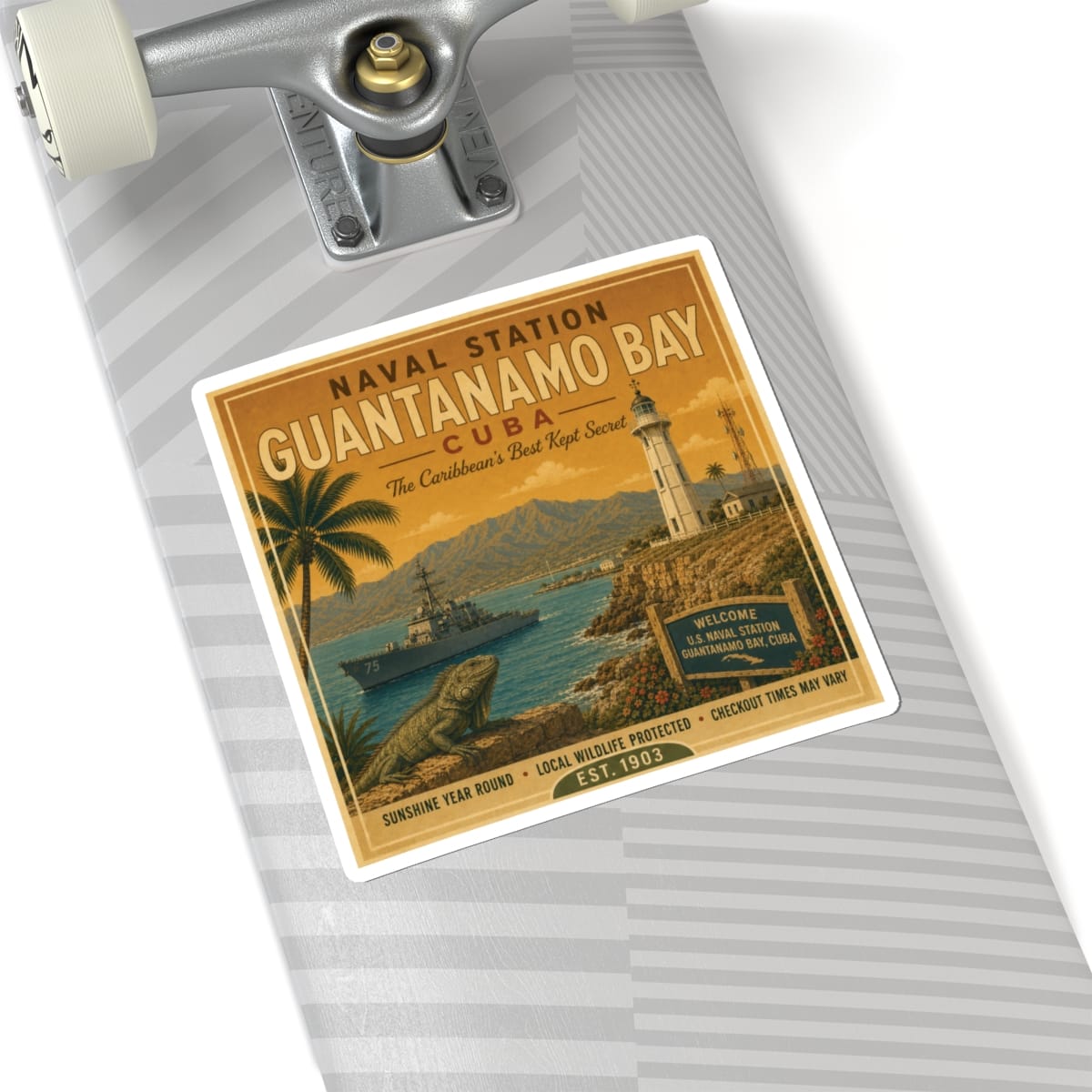K-Factor Supply Co NSGB Cuba Travel Sticker