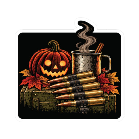 K-Factor Supply Co October Morning Sticker 2" × 2"