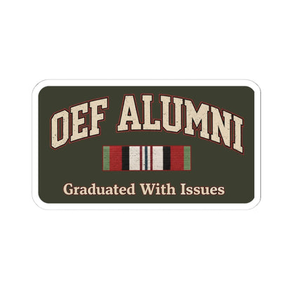 K-Factor Supply Co OEF Alumni MK 1 Sticker 4" × 4"