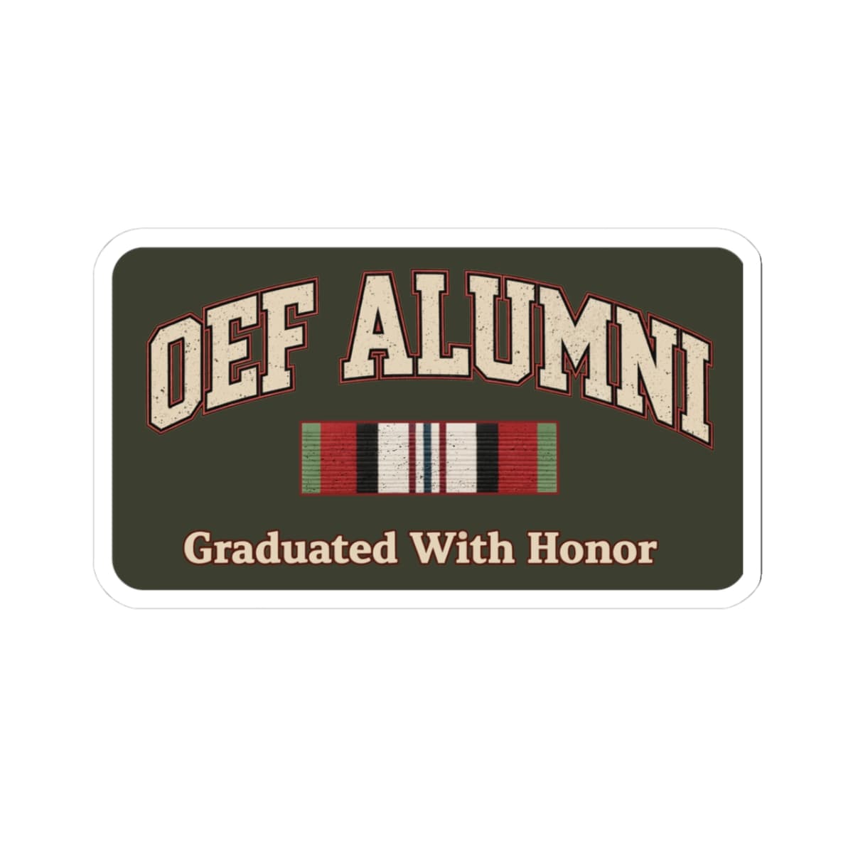 K-Factor Supply Co OEF Alumni MK 2 Sticker 3" × 3"