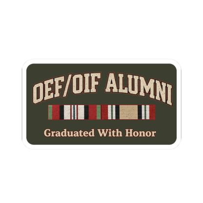 K-Factor Supply Co OEF OEF Alumni MK 2 Sticker 2" × 2"
