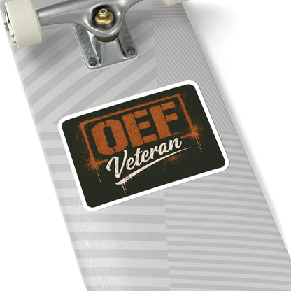 K-Factor Supply Co OEF Veteran Sticker