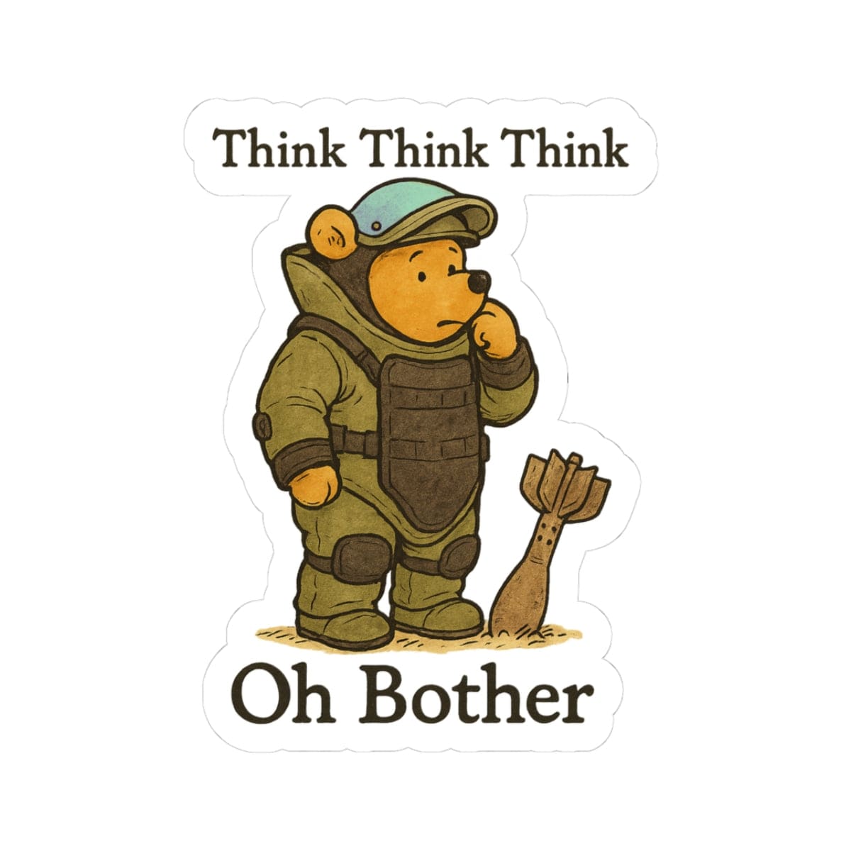 K-Factor Supply Co Oh Bother Sticker 3" × 3"