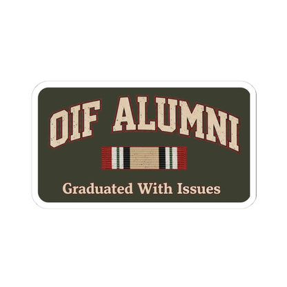 K-Factor Supply Co OIF Alumni MK 1 Sticker 4" × 4"