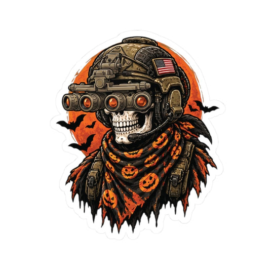 K-Factor Supply Co Old Four-Eyes Sticker 2" × 2"