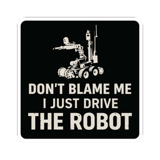 K-Factor Supply Co P3-Don't Blame Me Sticker 2" × 2" / White