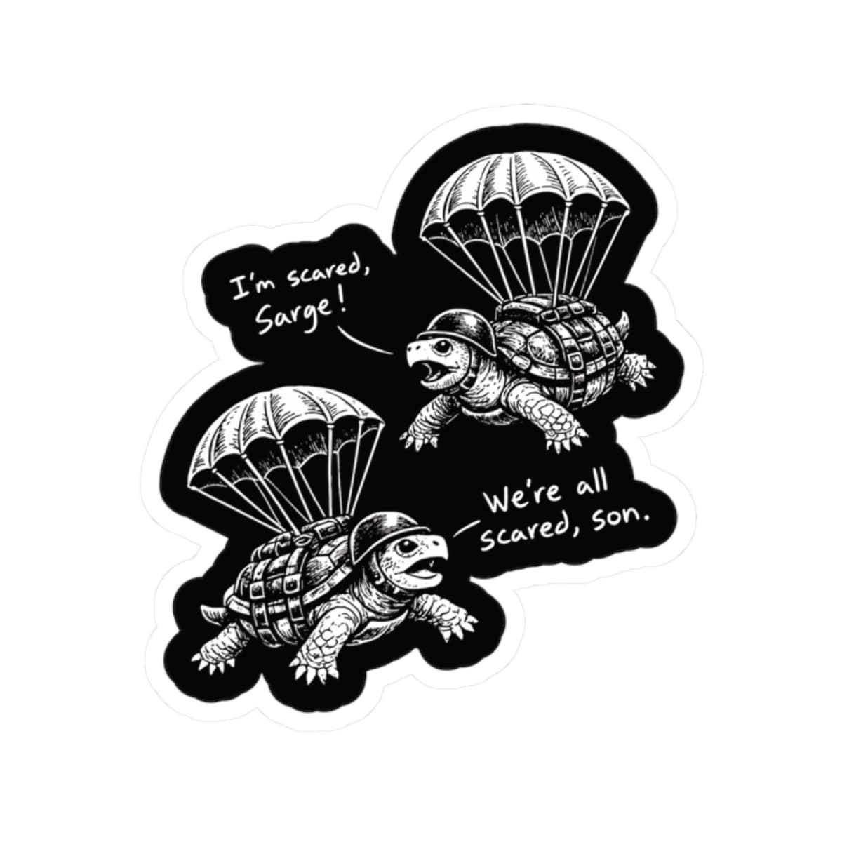 K-Factor Supply Co Para-terrapins Sticker 2" × 2"