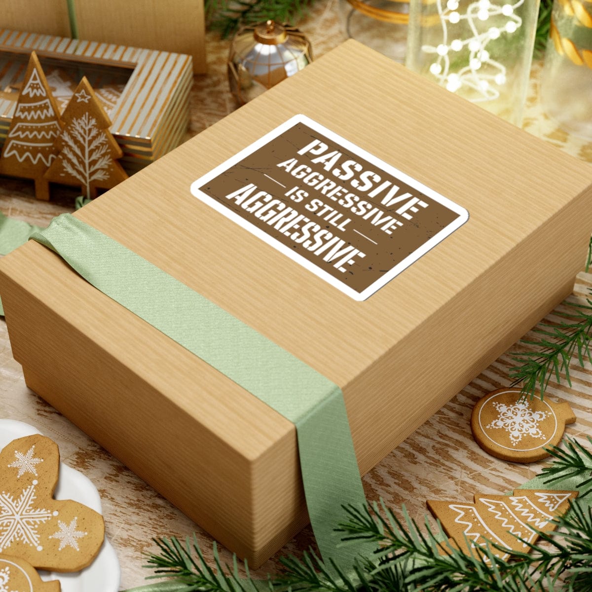 K-Factor Supply Co Passive Aggressive Sticker