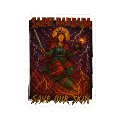 K-Factor Supply Co Patron Saint Sticker 3" × 3"