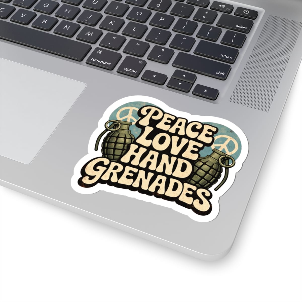 K-Factor Supply Co Peace Love Grenades Sticker
