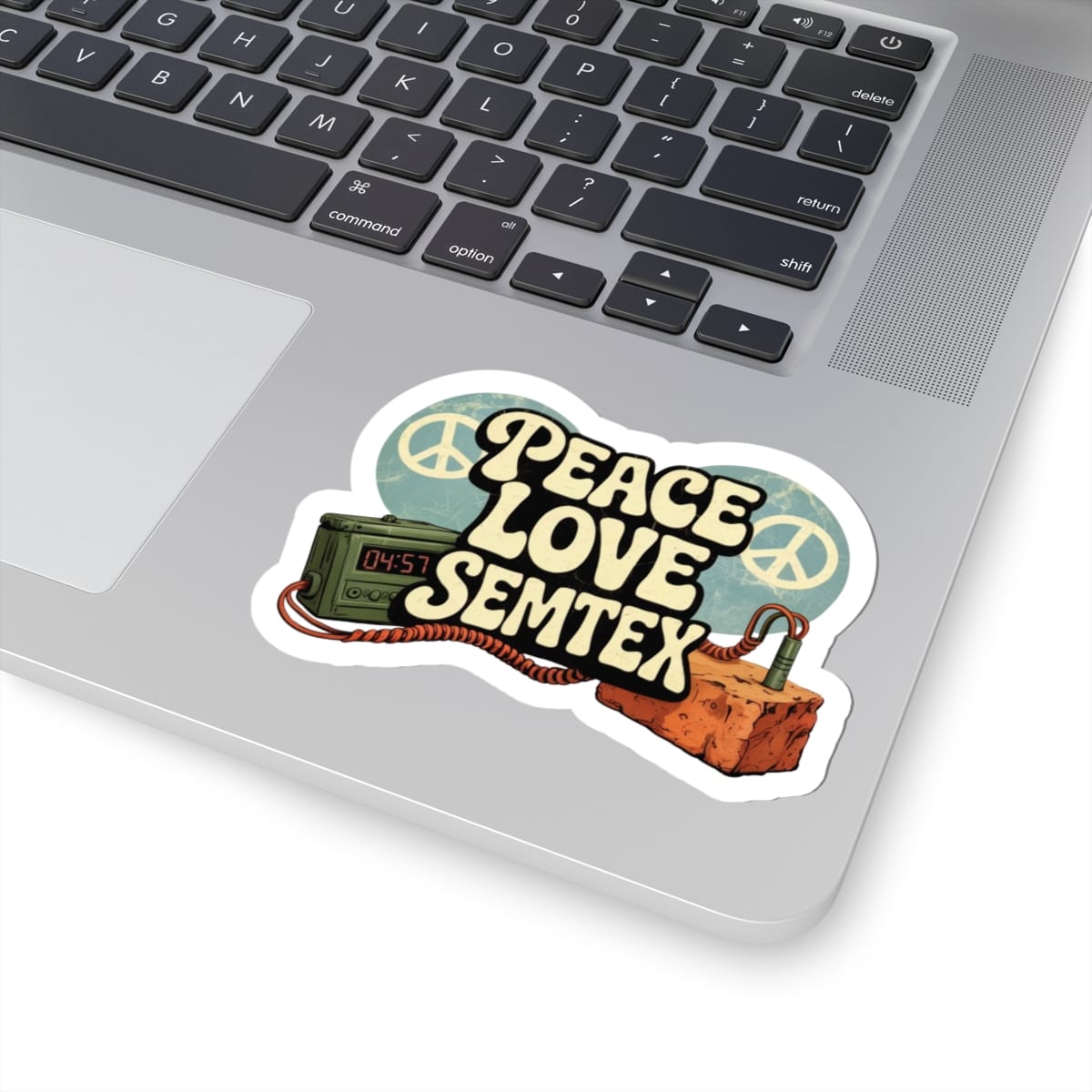 K-Factor Supply Co Peace Love Semtex  Sticker