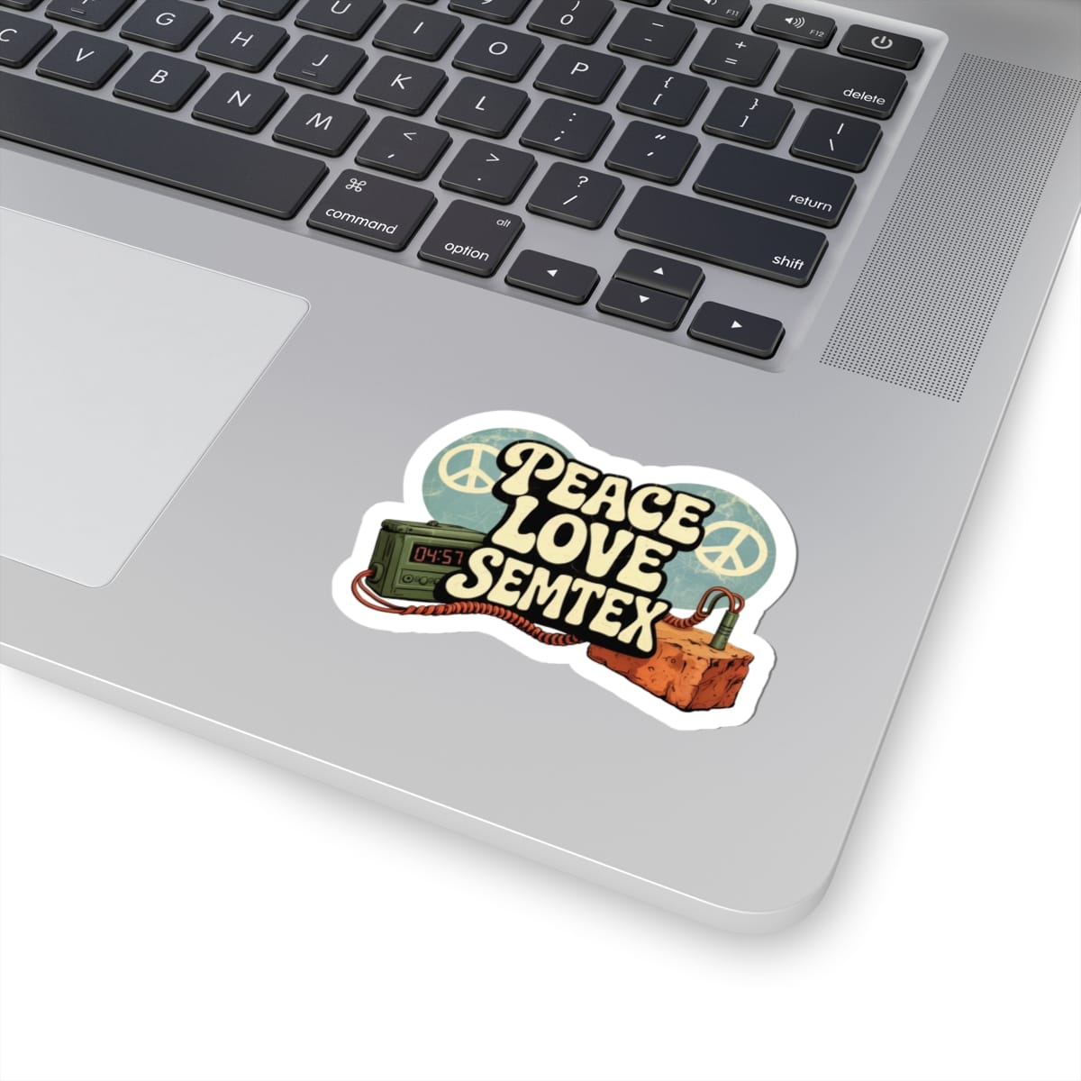 K-Factor Supply Co Peace Love Semtex  Sticker