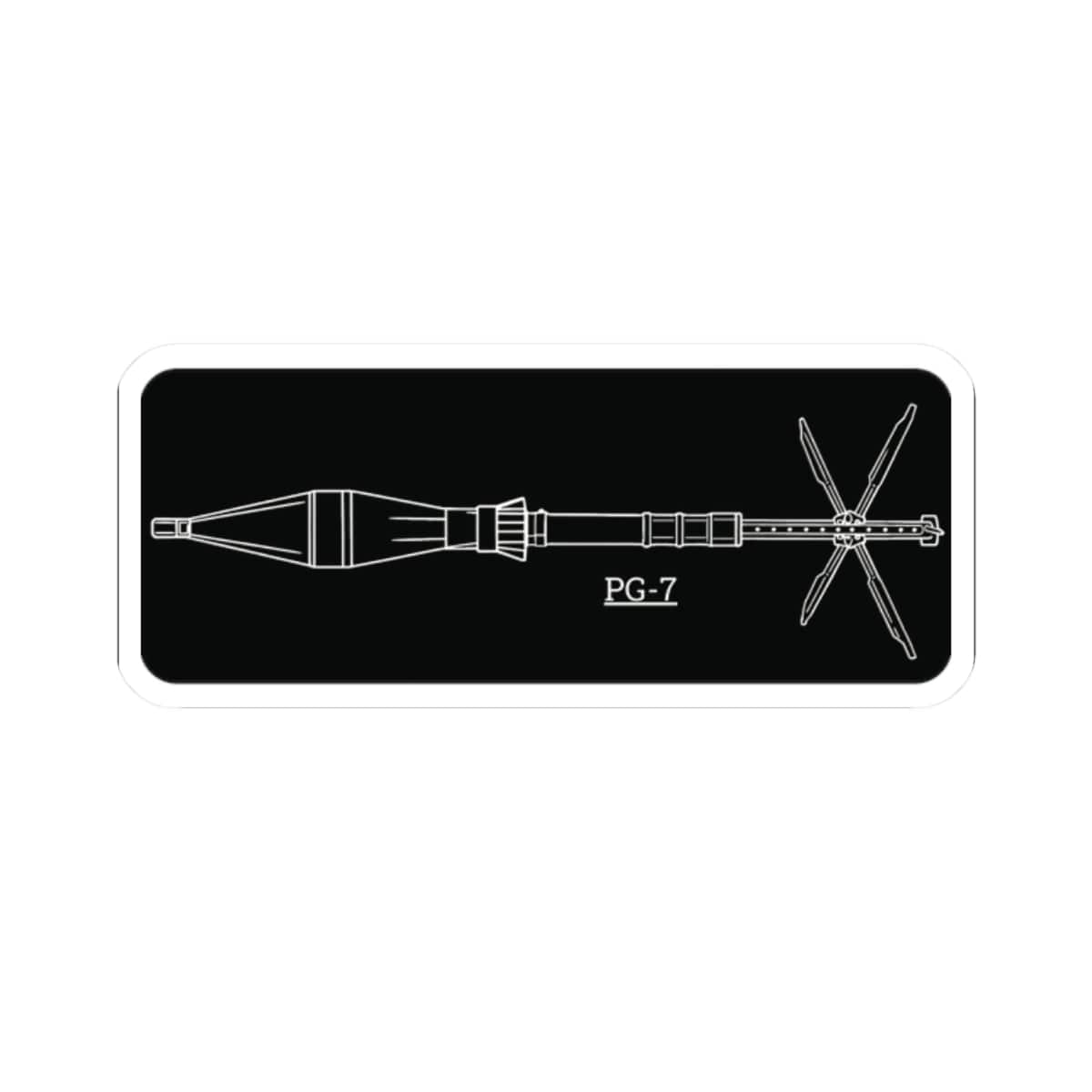 K-Factor Supply Co PG-7 RPG Technical Sticker 2" × 2"