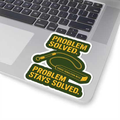 K-Factor Supply Co Problem Solved Sticker