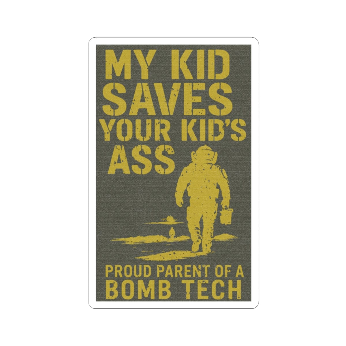 K-Factor Supply Co Proud Parent Sticker 6" × 6"