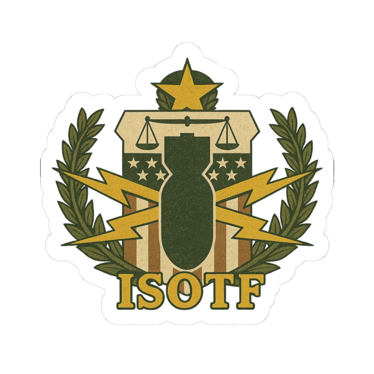 K-Factor Supply Co PSBT ISOTF Sticker 3" × 3"
