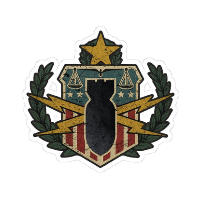 K-Factor Supply Co PSBT Vintage Badge Sticker 4" × 4"