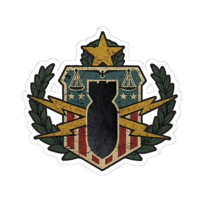 K-Factor Supply Co PSBT Vintage Badge Sticker 6" × 6"