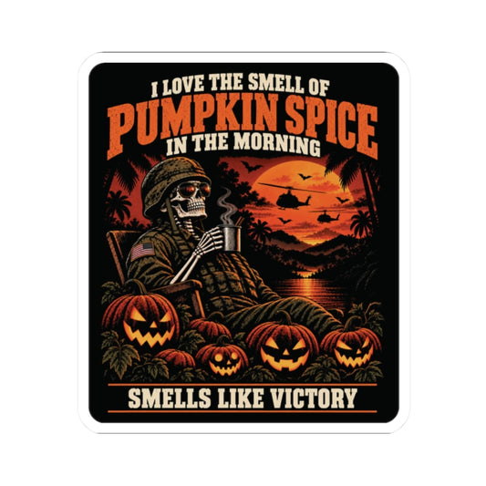 K-Factor Supply Co Pumpkin Spice Victory Sticker 2" × 2"