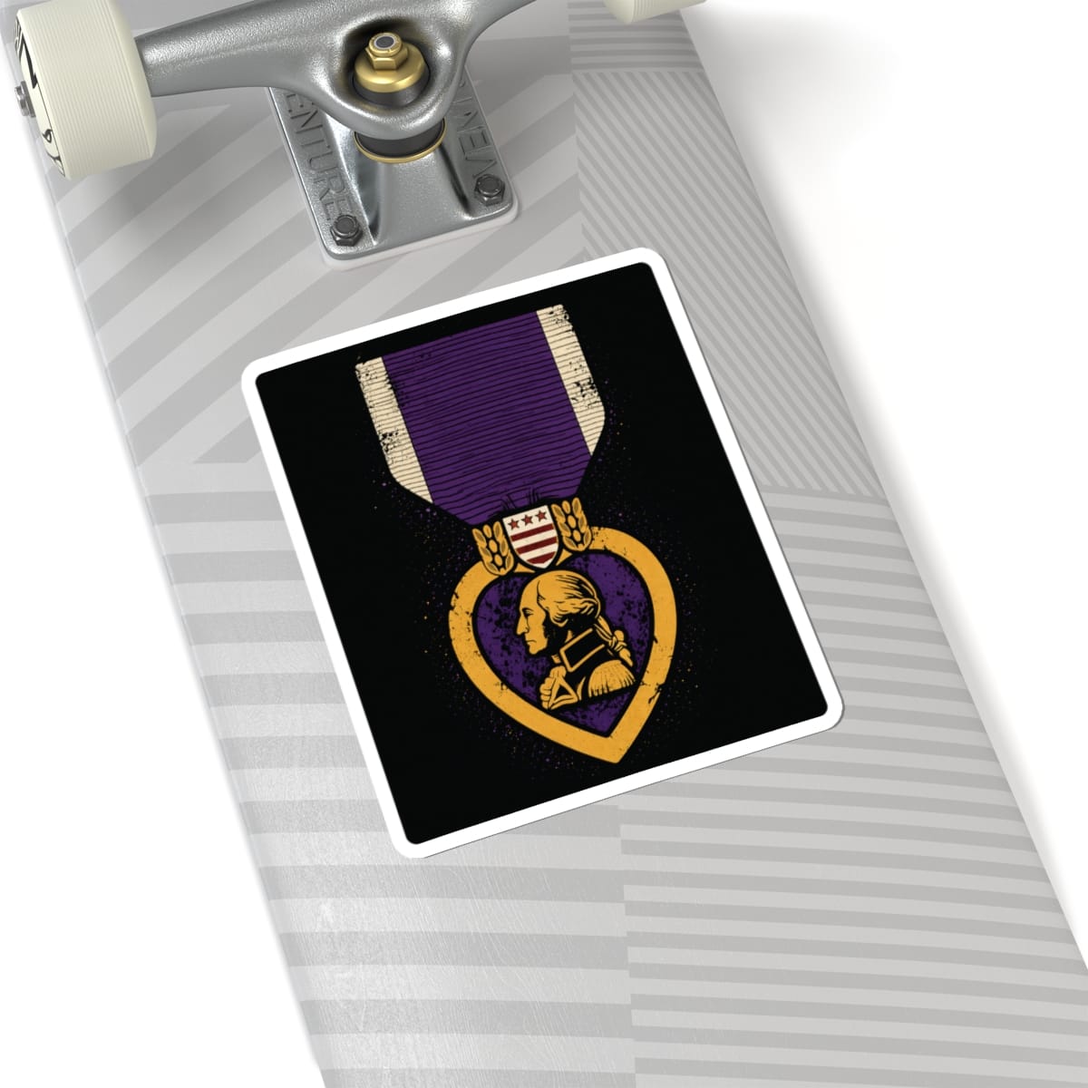K-Factor Supply Co Purple Heart Sticker