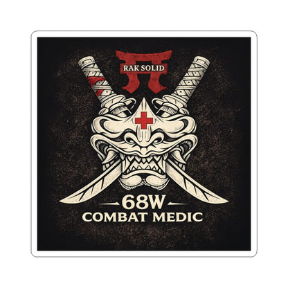 K-Factor Supply Co Rak Solid (68 Whiskey) Sticker 4" × 4"