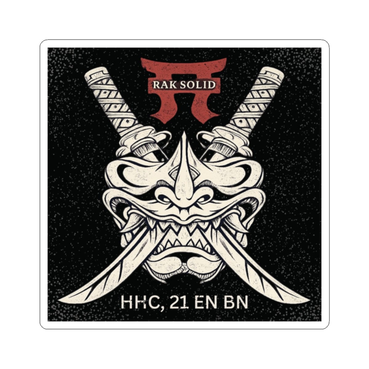K-Factor Supply Co Rak Solid Sticker 2" × 2"